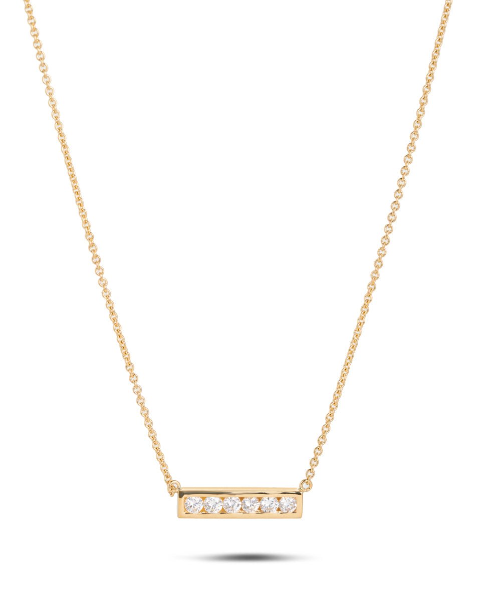 Diamond Bar Necklet