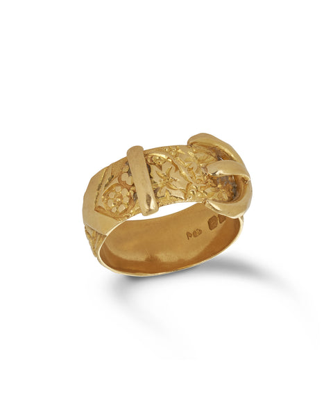 Antique Gold Belt Ring, London 1912