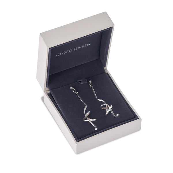 Vintage 'Forget Me Not' Earrings, Georg Jensen