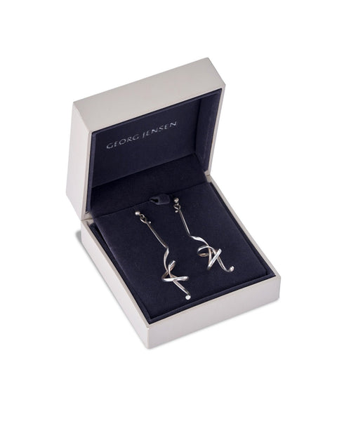 Vintage 'Forget Me Not' Earrings, Georg Jensen