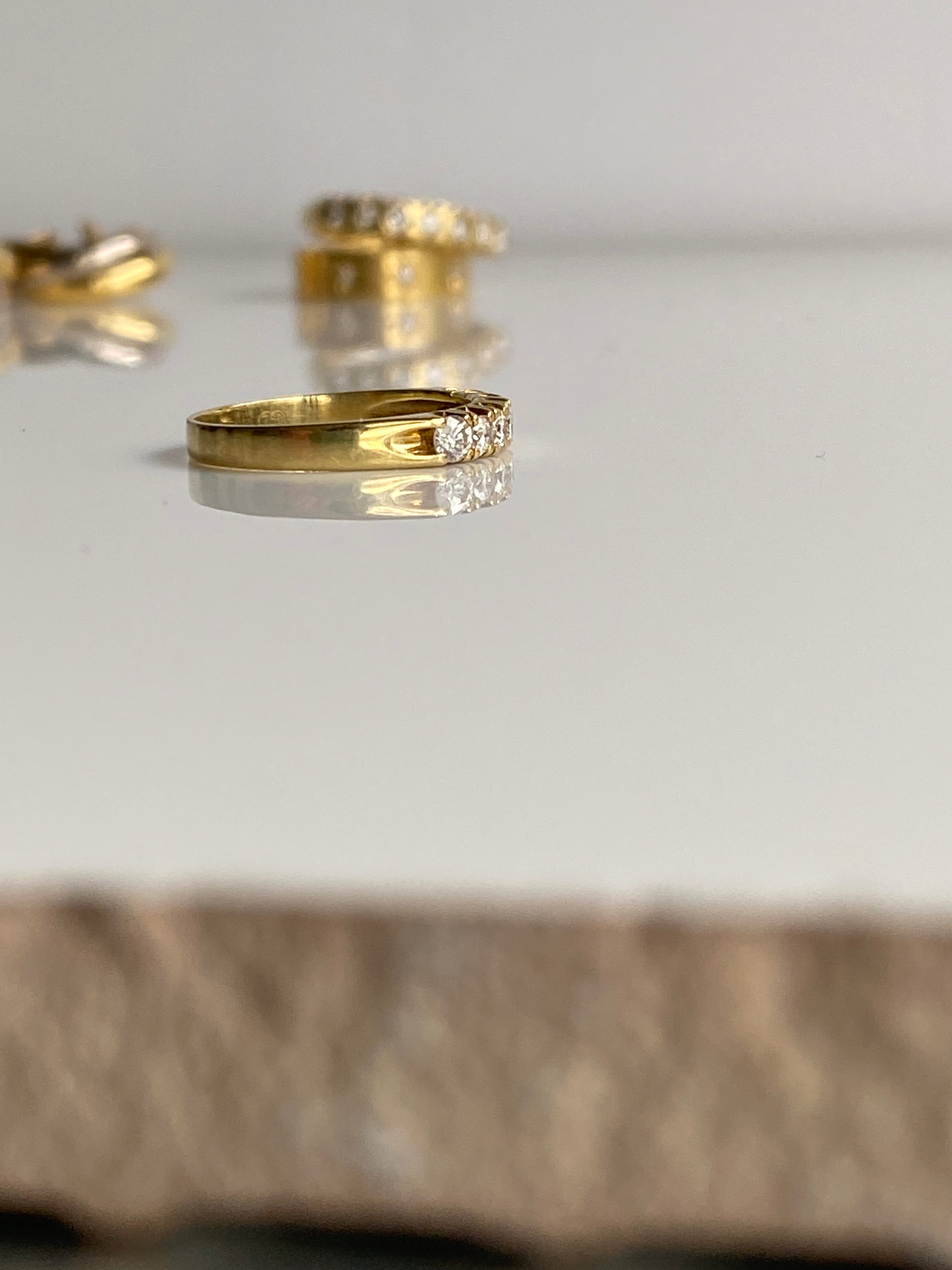 Vintage Diamond Bridge Ring