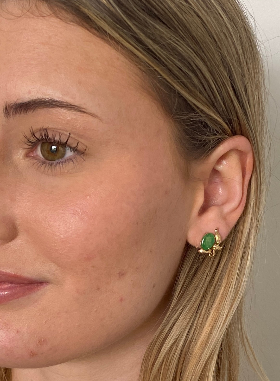 Vintage Jade Earrings