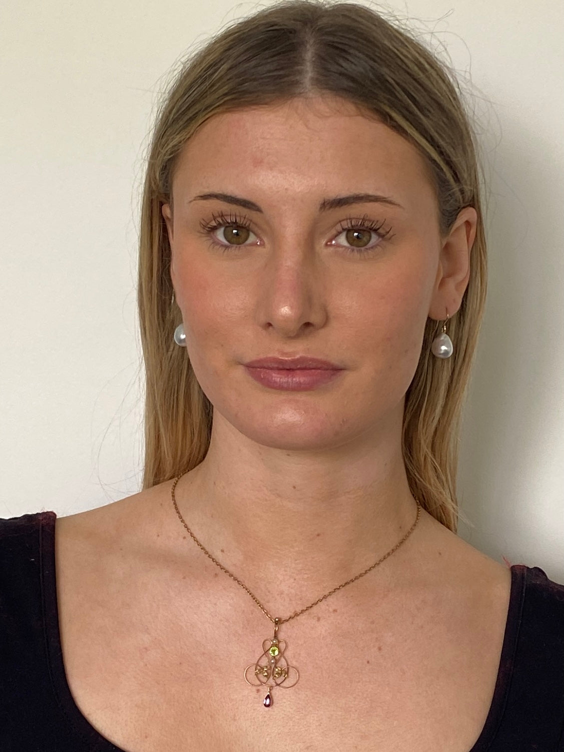 South Sea Baroque Pearl Drop Earrings