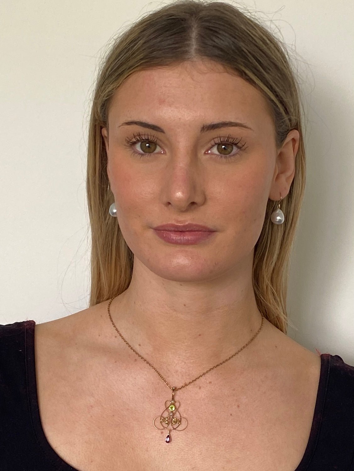 South Sea Baroque Pearl Drop Earrings