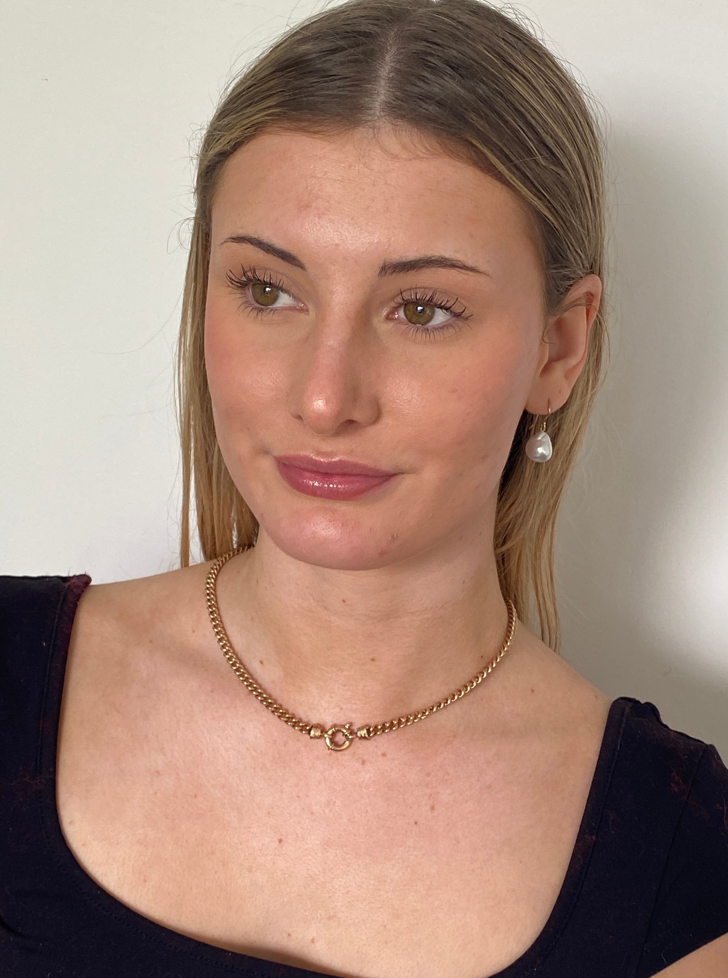 Vintage Gold Filled  Curblink Necklace