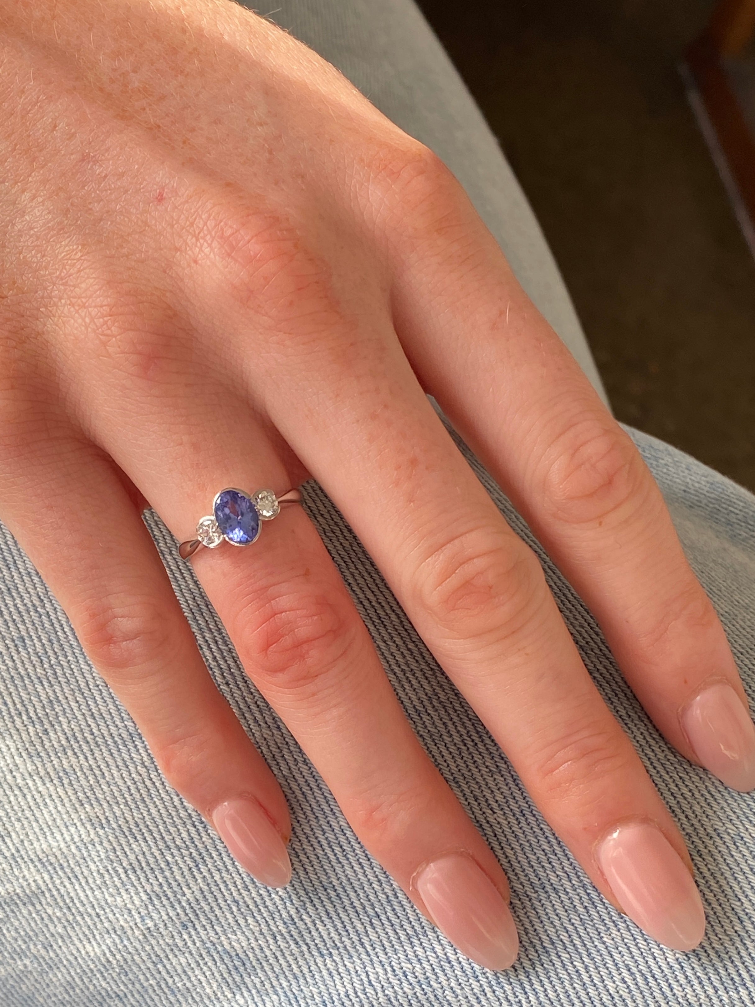 Tanzanite & Diamond Ring