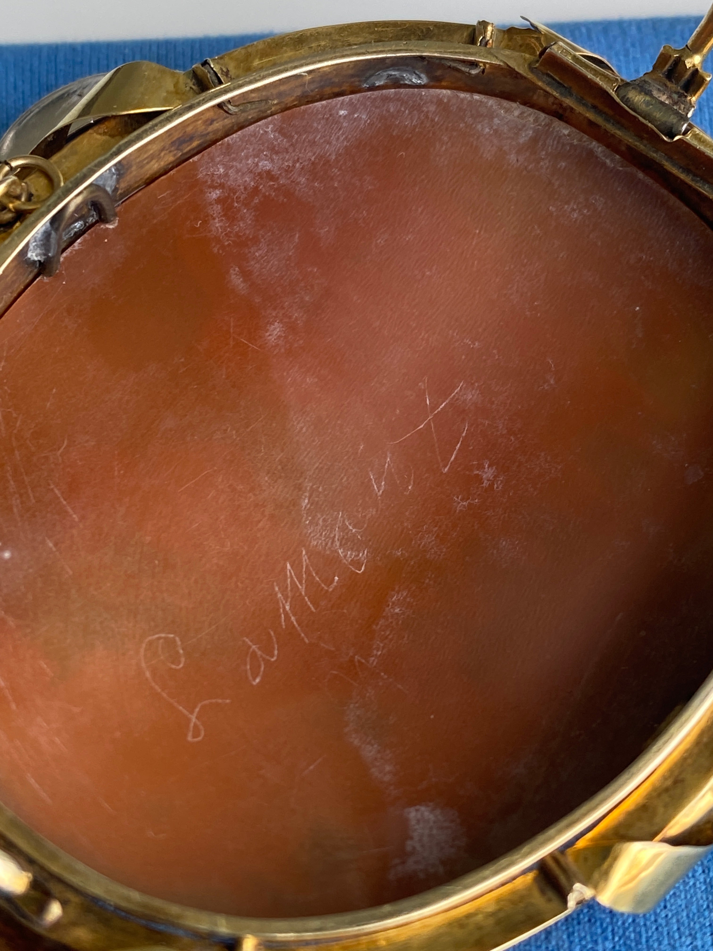 Antique Victorian Gold & Cameo Brooch, 1870,  The Judgement of Paris