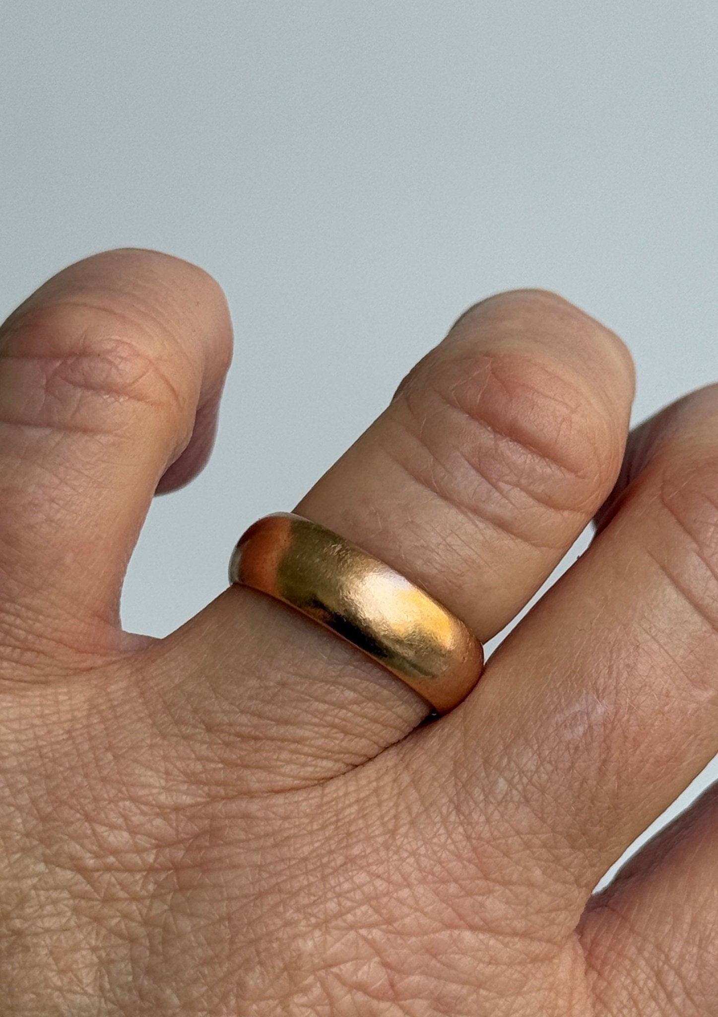 Antique Russian Rose Gold Band