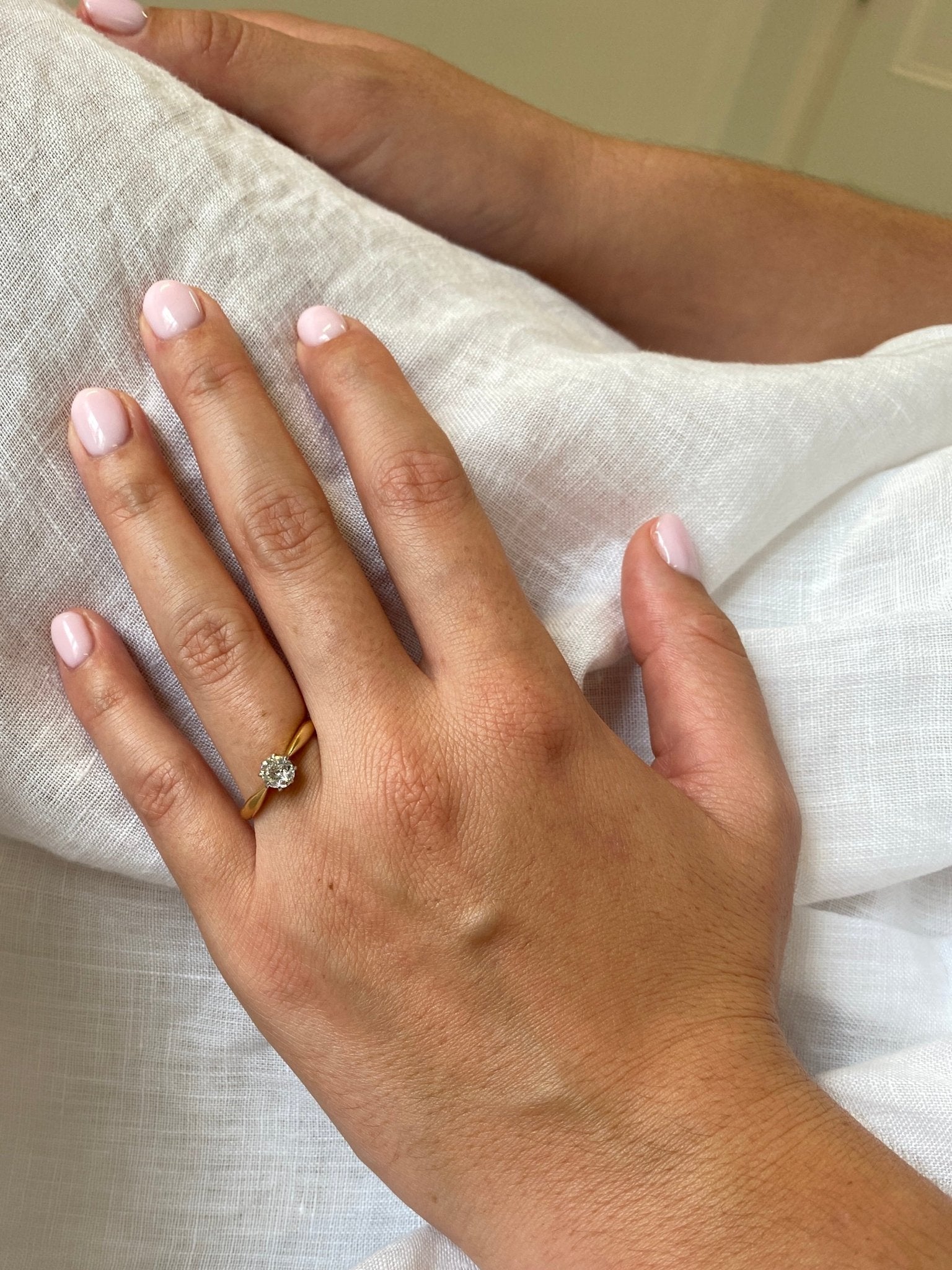 Antique Australian Solitaire Diamond Ring