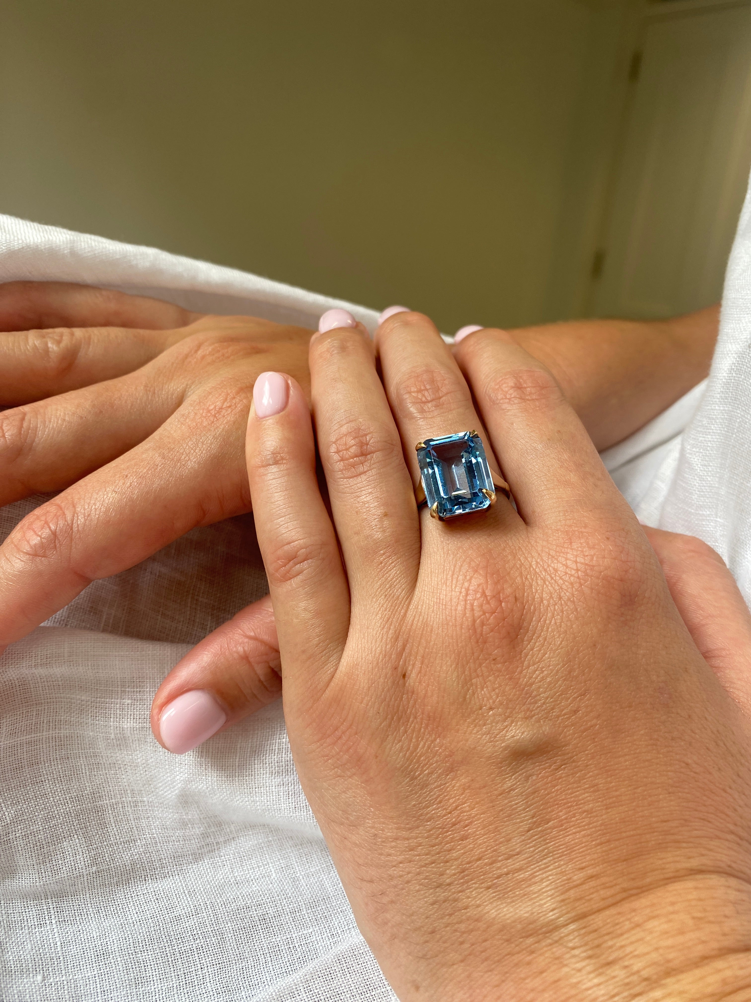 9ct Spinel Cocktail Ring, 1960s