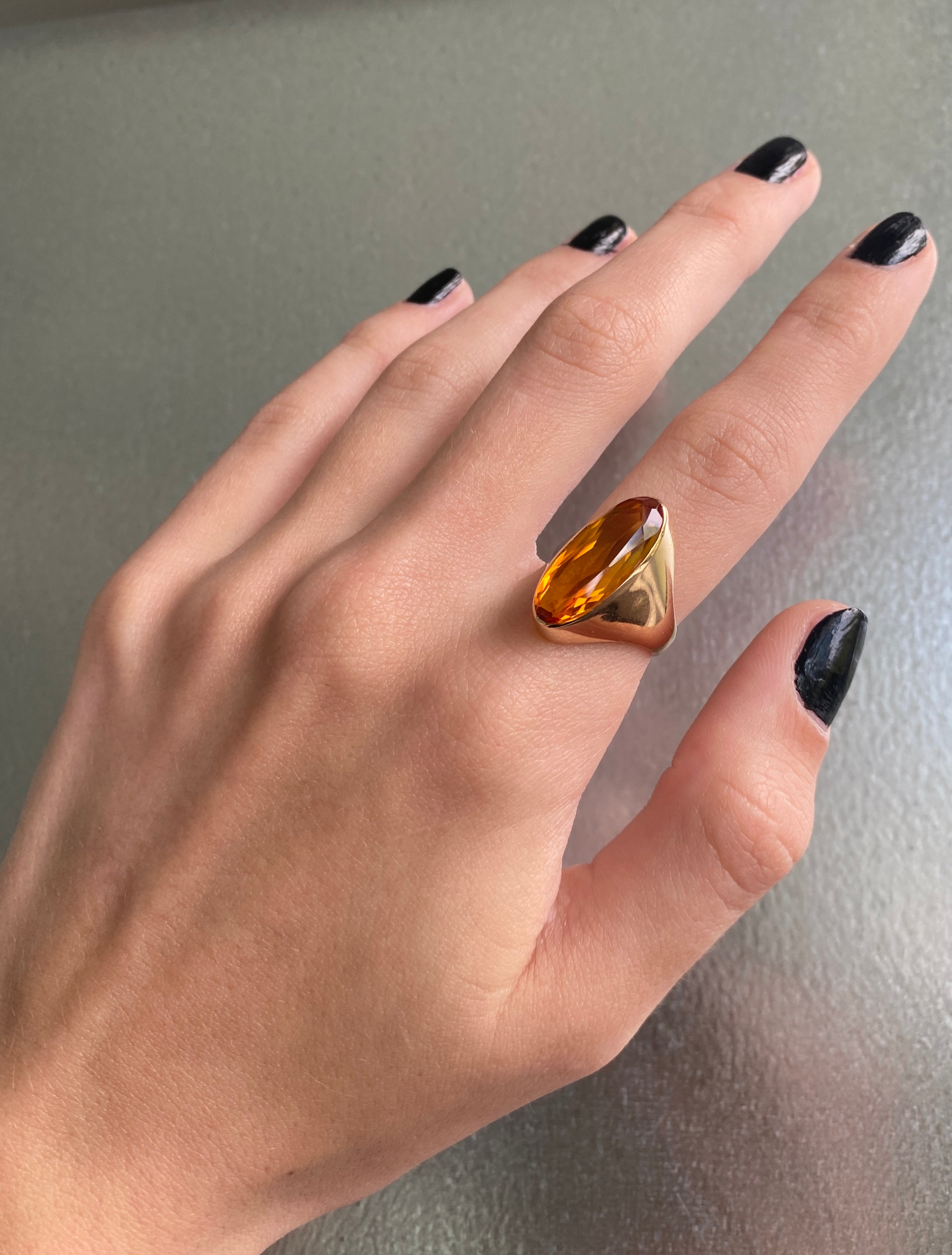 Vintage Sapphire Cocktail Ring