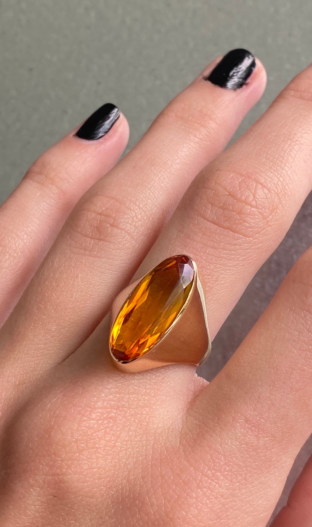 Vintage Sapphire Cocktail Ring