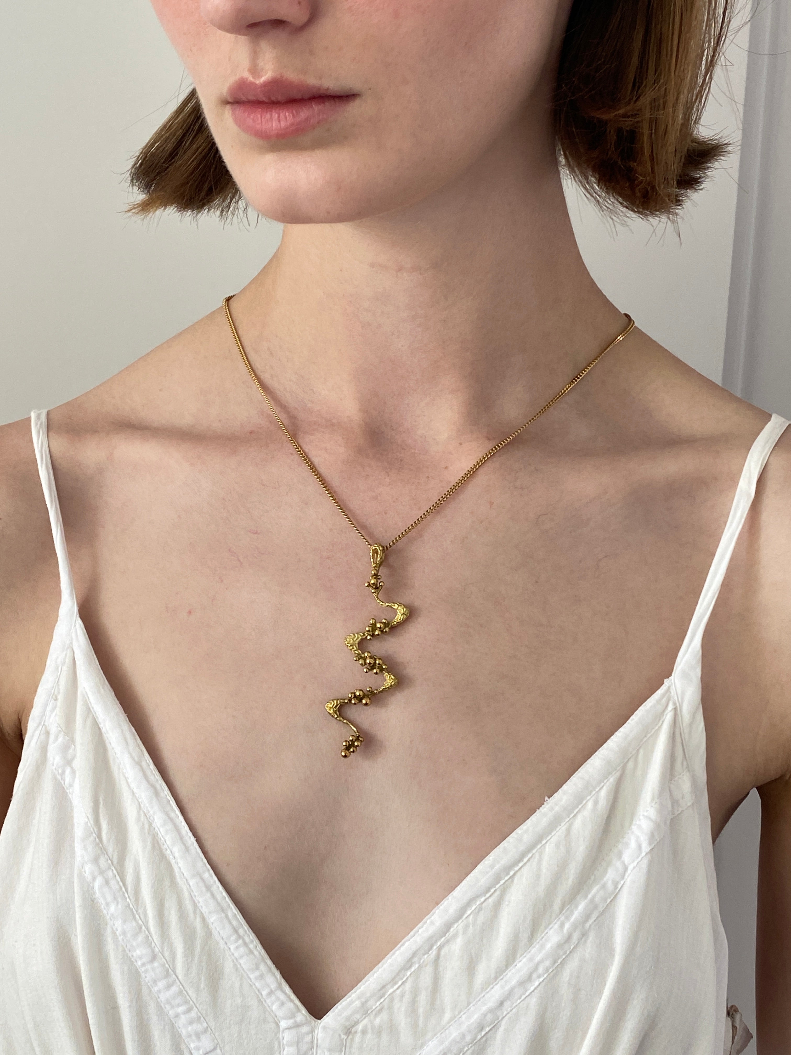 Mid-Century Italian Pendant on Chain