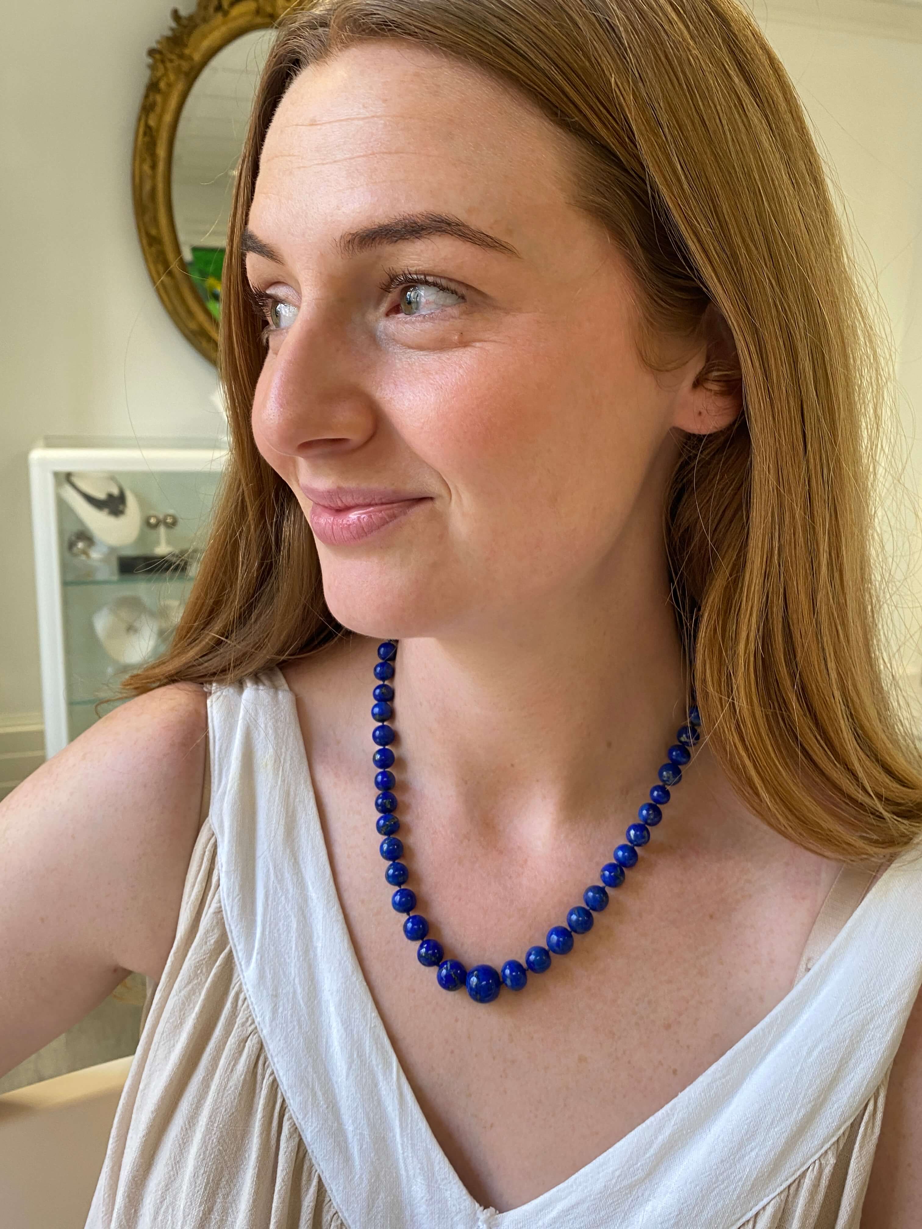 Vintage Lapiz Lazuli Necklace