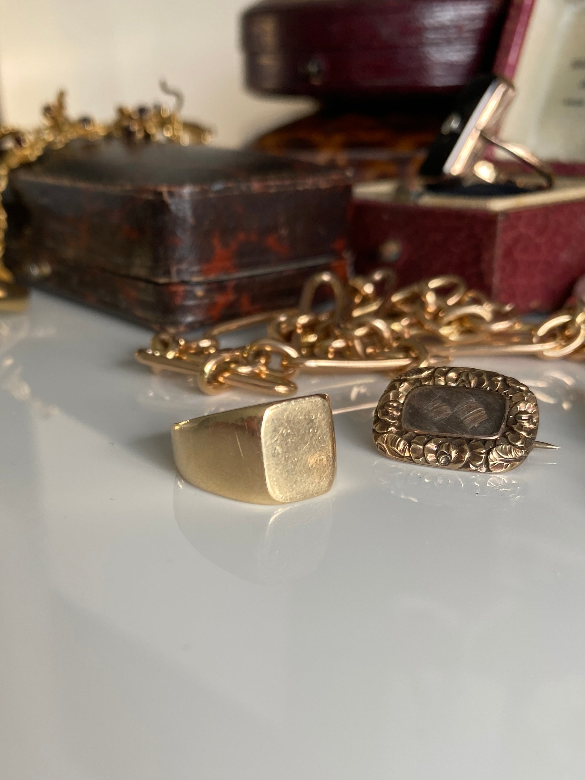 Vintage Gold Signet Ring