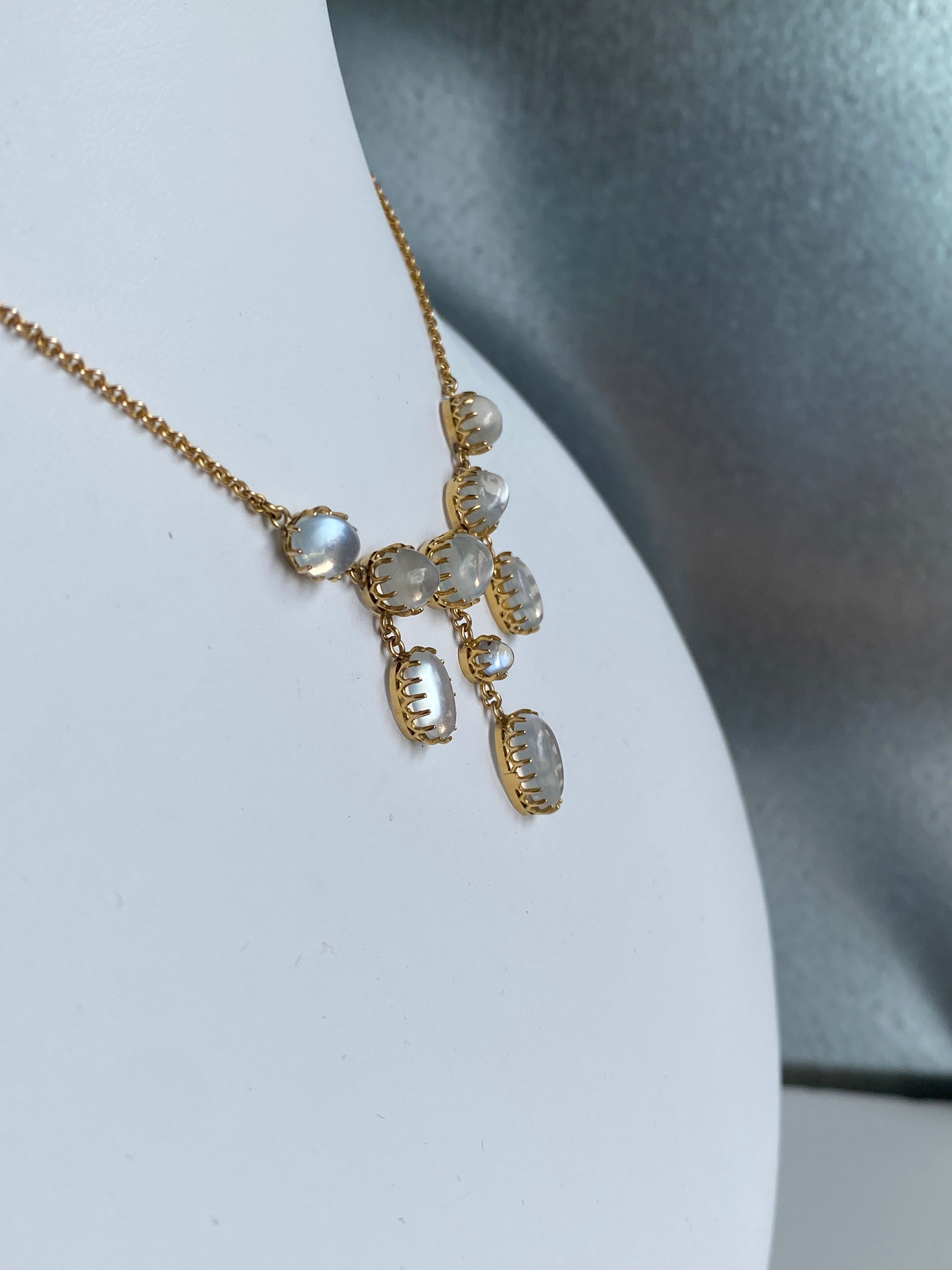 Antique Victorian Moonstone Necklet