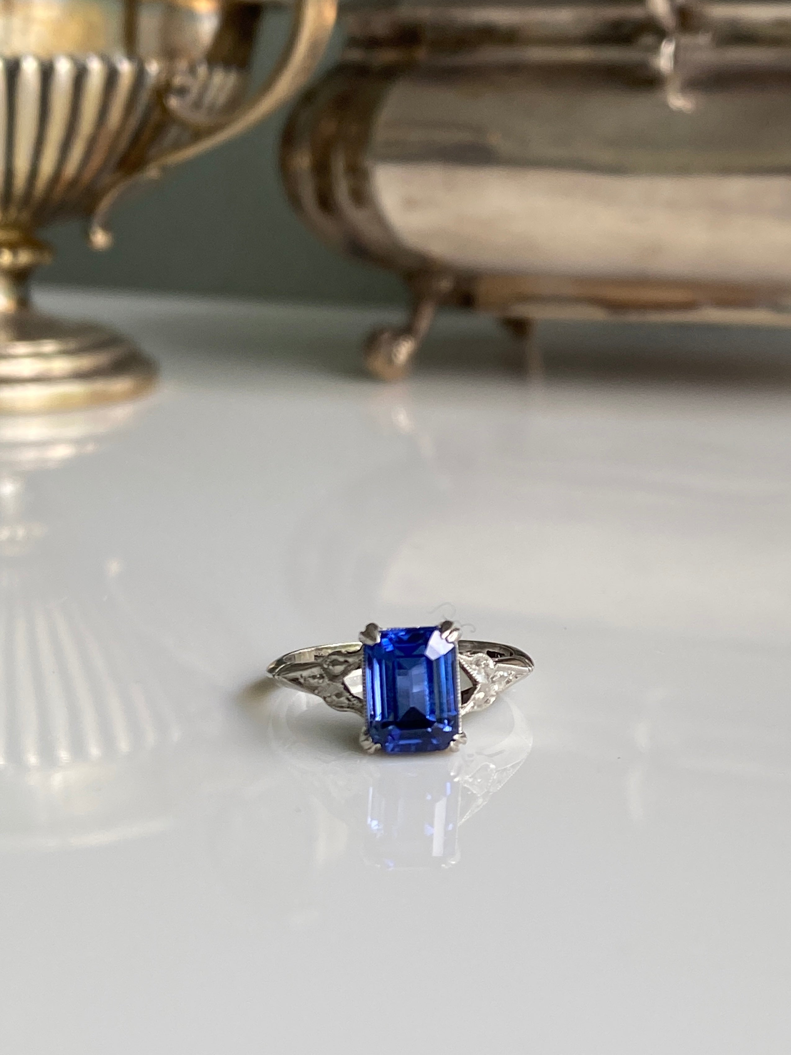 Australian Sapphire Ring, William Drummond and Co.  Melbourne