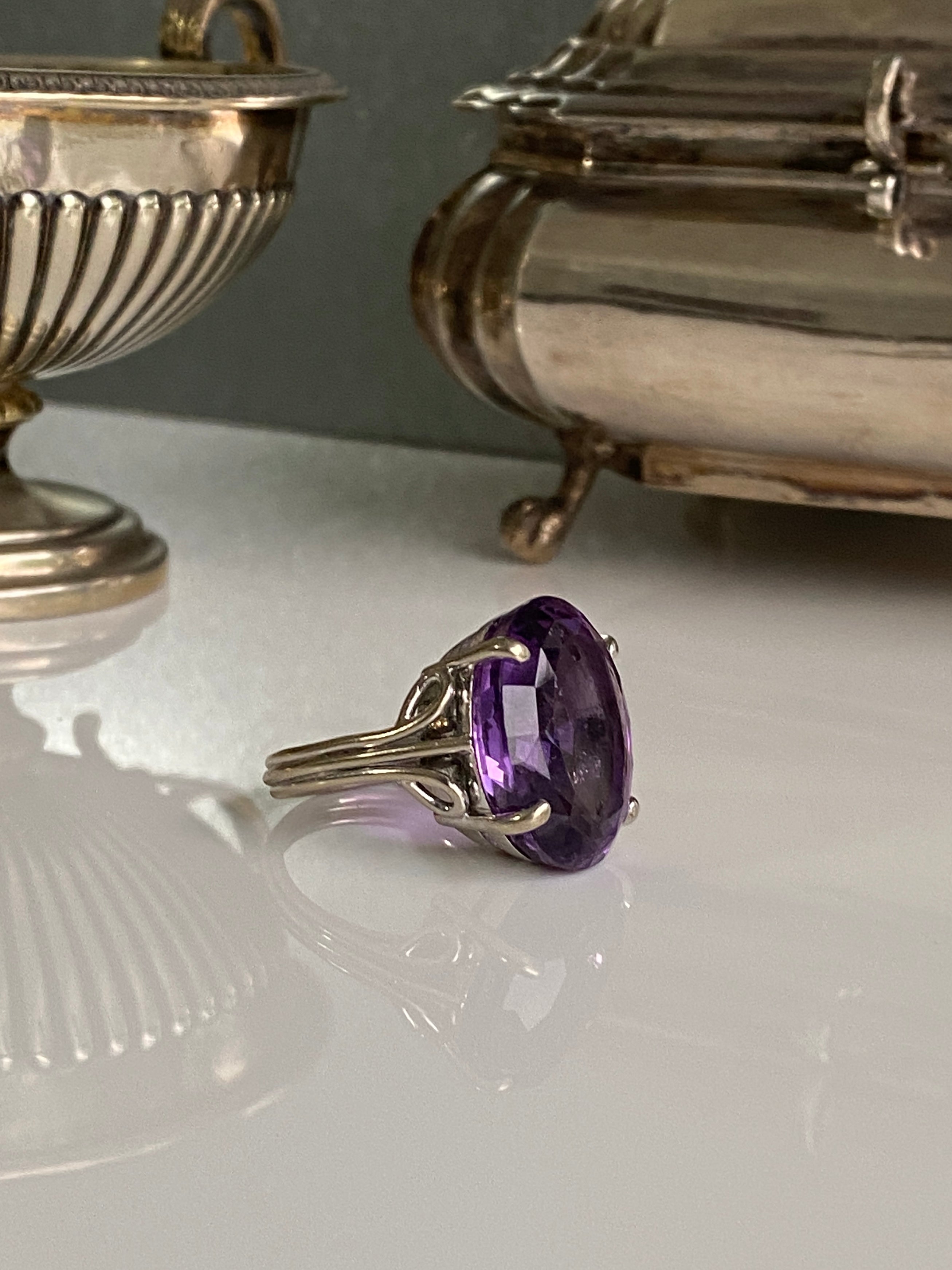 Vintage Amethyst Cocktail Ring