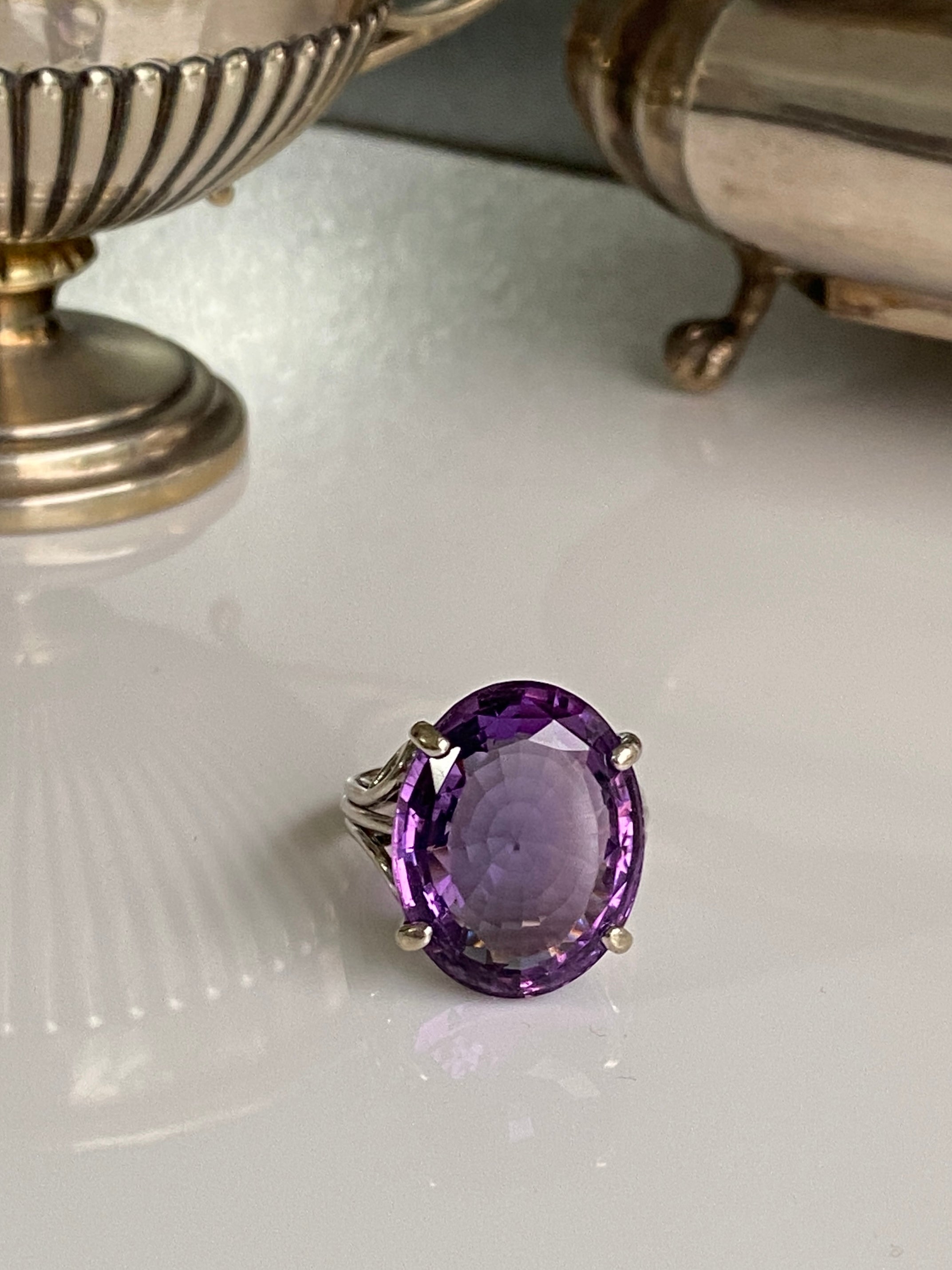 Vintage Amethyst Cocktail Ring