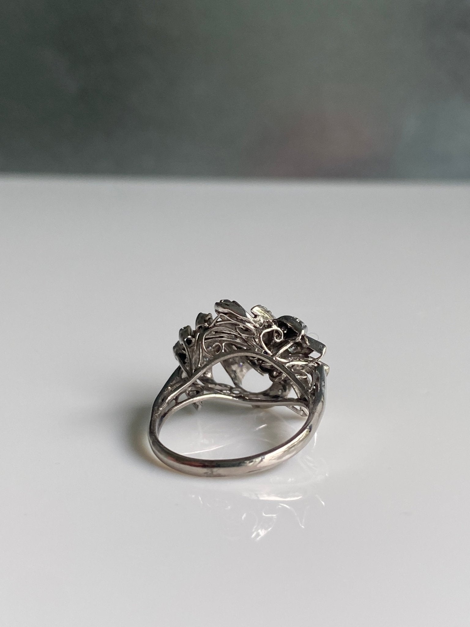 Vintage Diamond Cluster Ring, 1960s