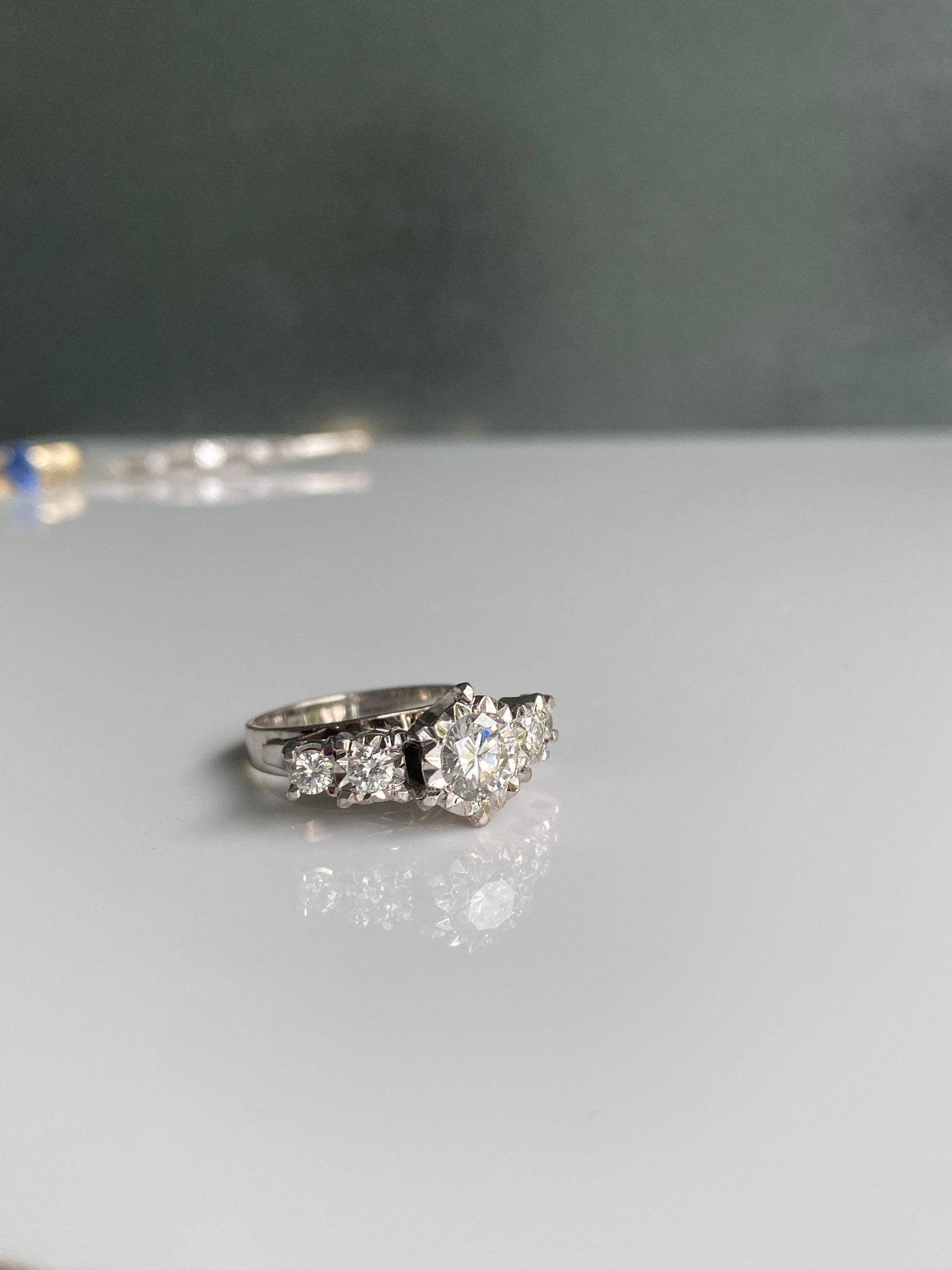 18ct Diamond Cocktail Ring, 1960s