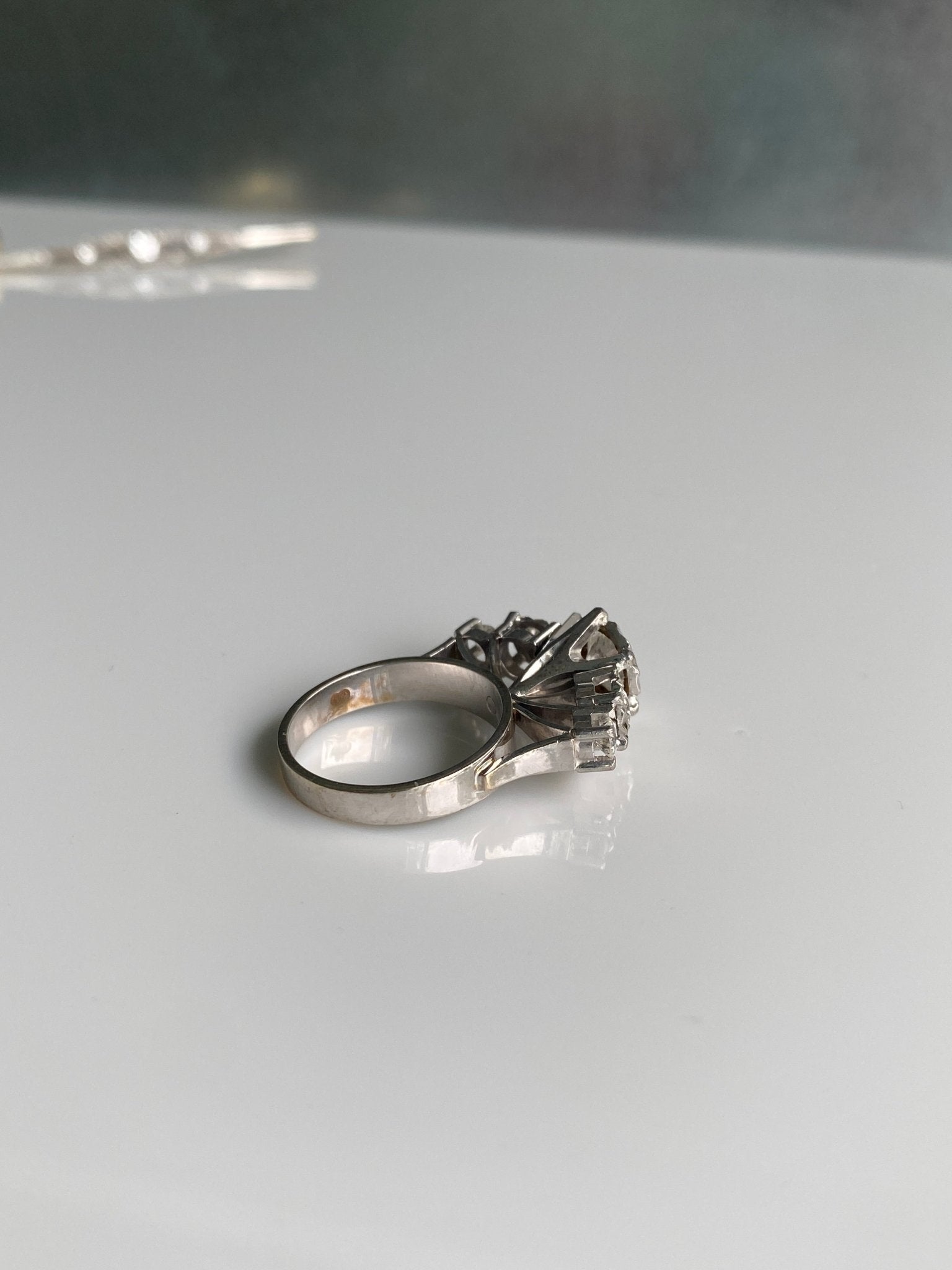 18ct Diamond Cocktail Ring, 1960s