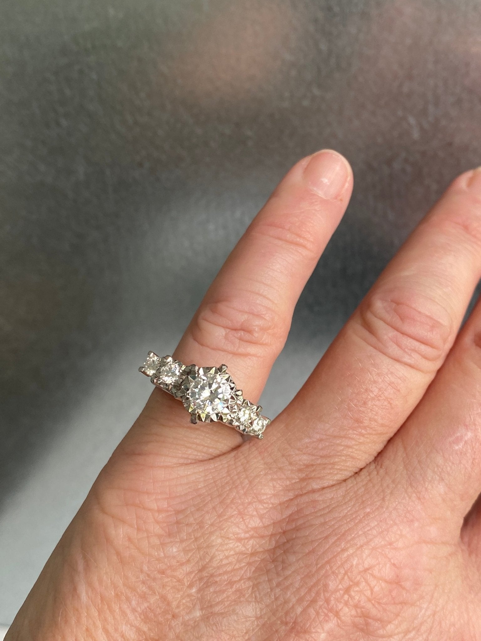 18ct Diamond Cocktail Ring, 1960s