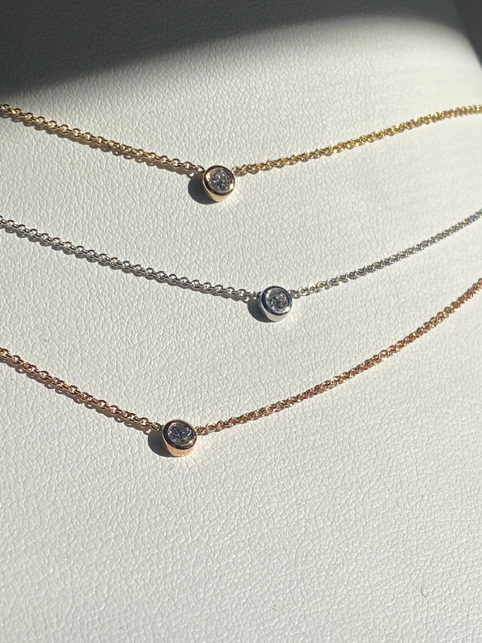 White Gold & Diamond Necklace