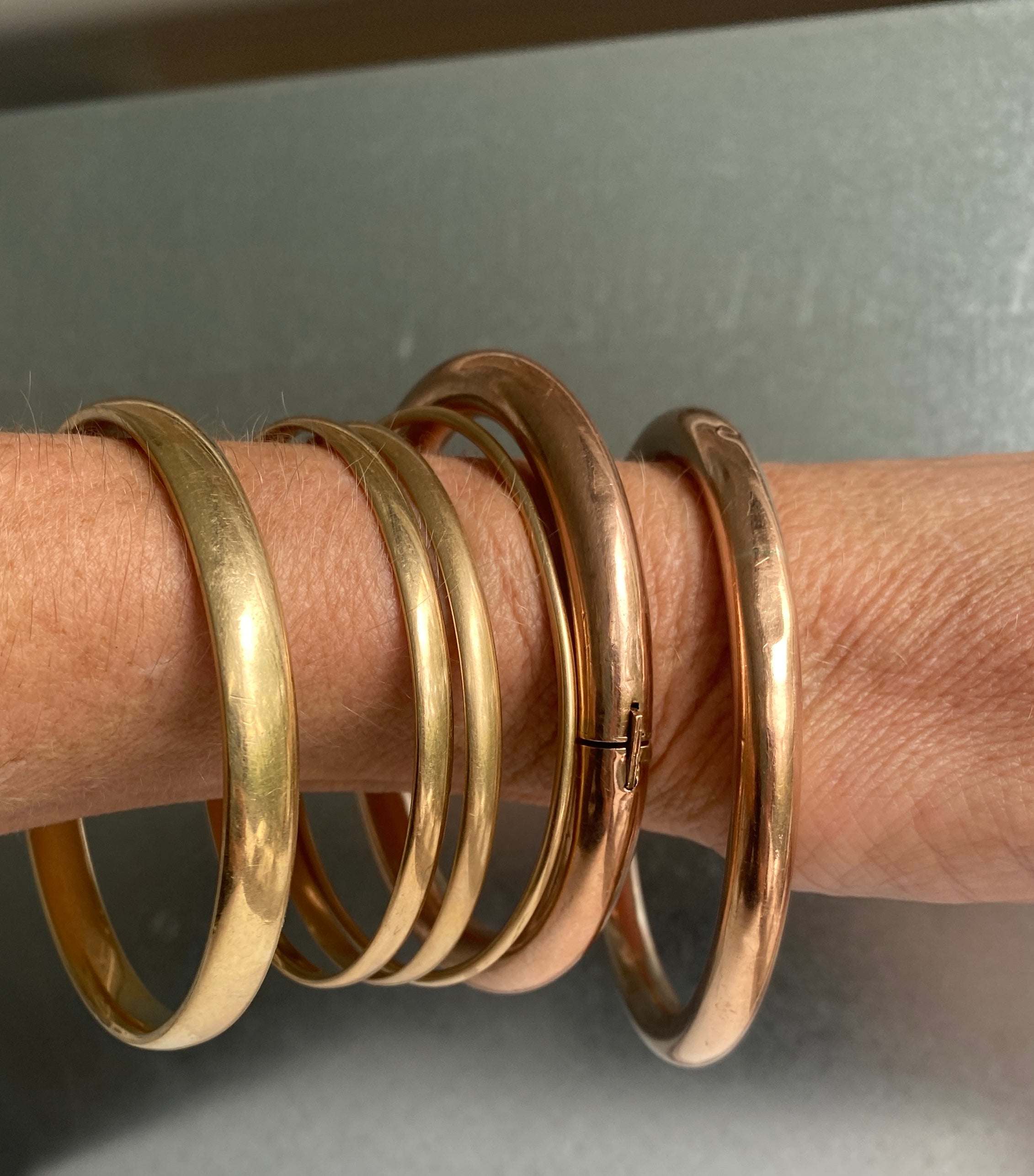 Gold Hoop Bangles