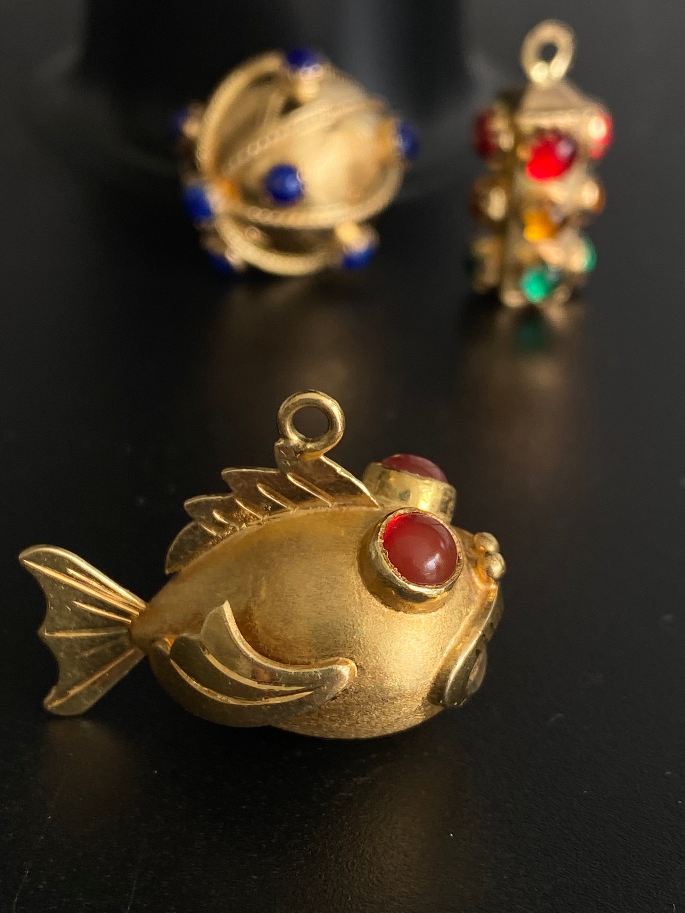 Vintage Goldfish Charm