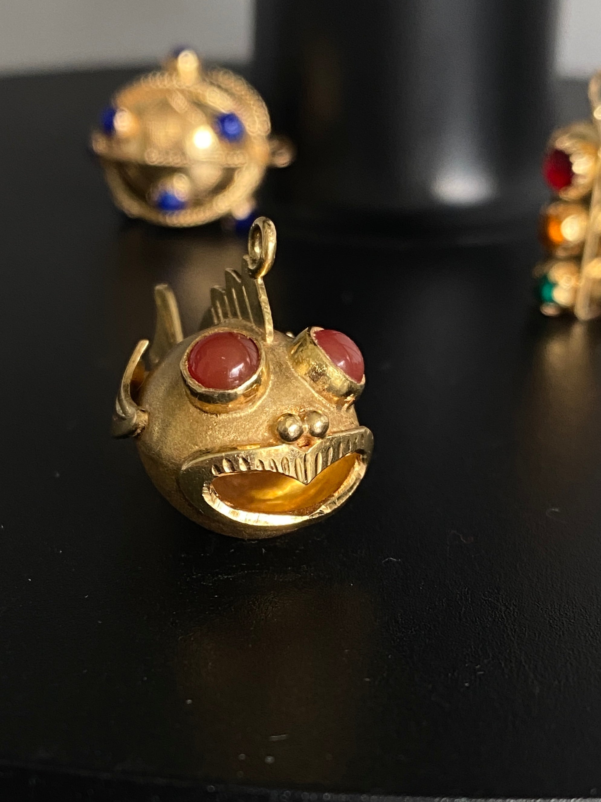 Vintage Goldfish Charm