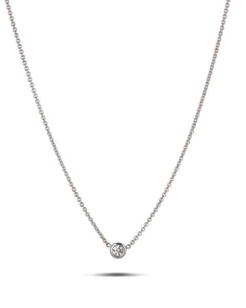 White Gold & Diamond Necklace