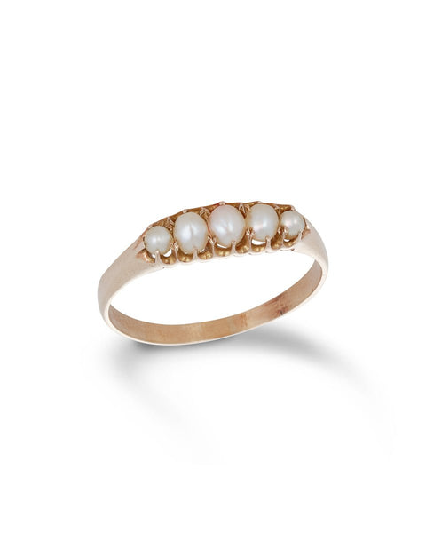 Antique Natural Pearl Ring