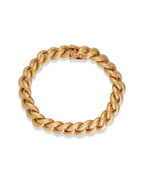Vintage Gold Curblink Bracelet