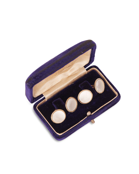 Edwardian Mother of Pearl Cufflinks