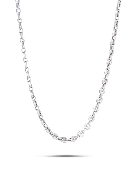 Vintage Spanish Sterling Silver Mariner Link Chain
