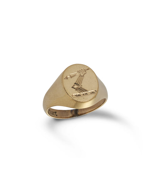 Vintage Gold Signet Ring