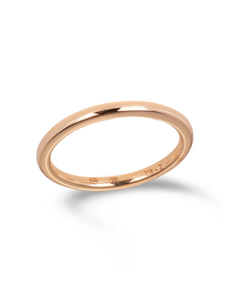 Contemporary Gold Wedding Band