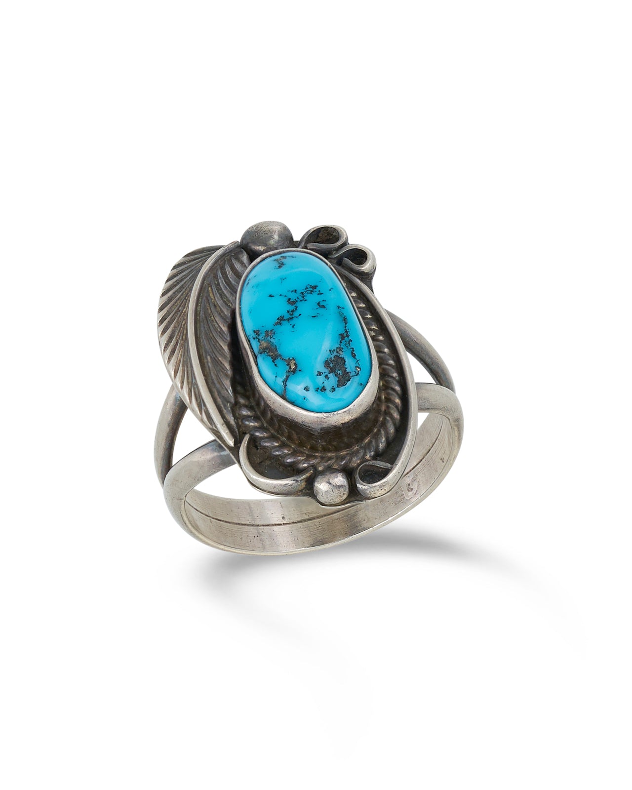 Native American turquoise & carnelian ring