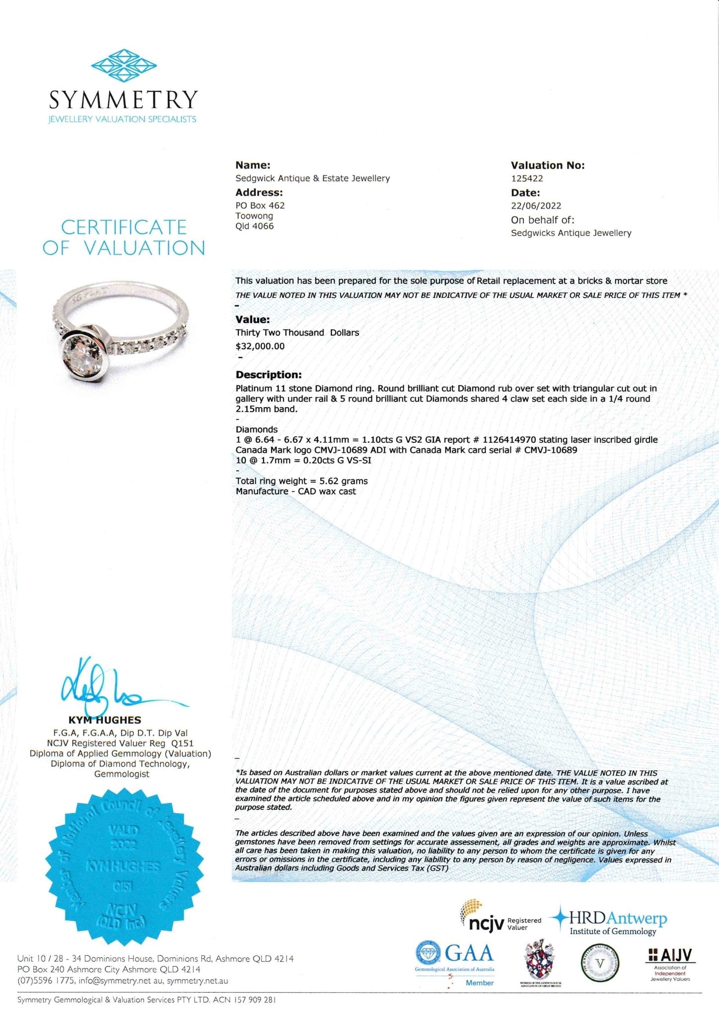 Stunning Solitaire Diamond Ring