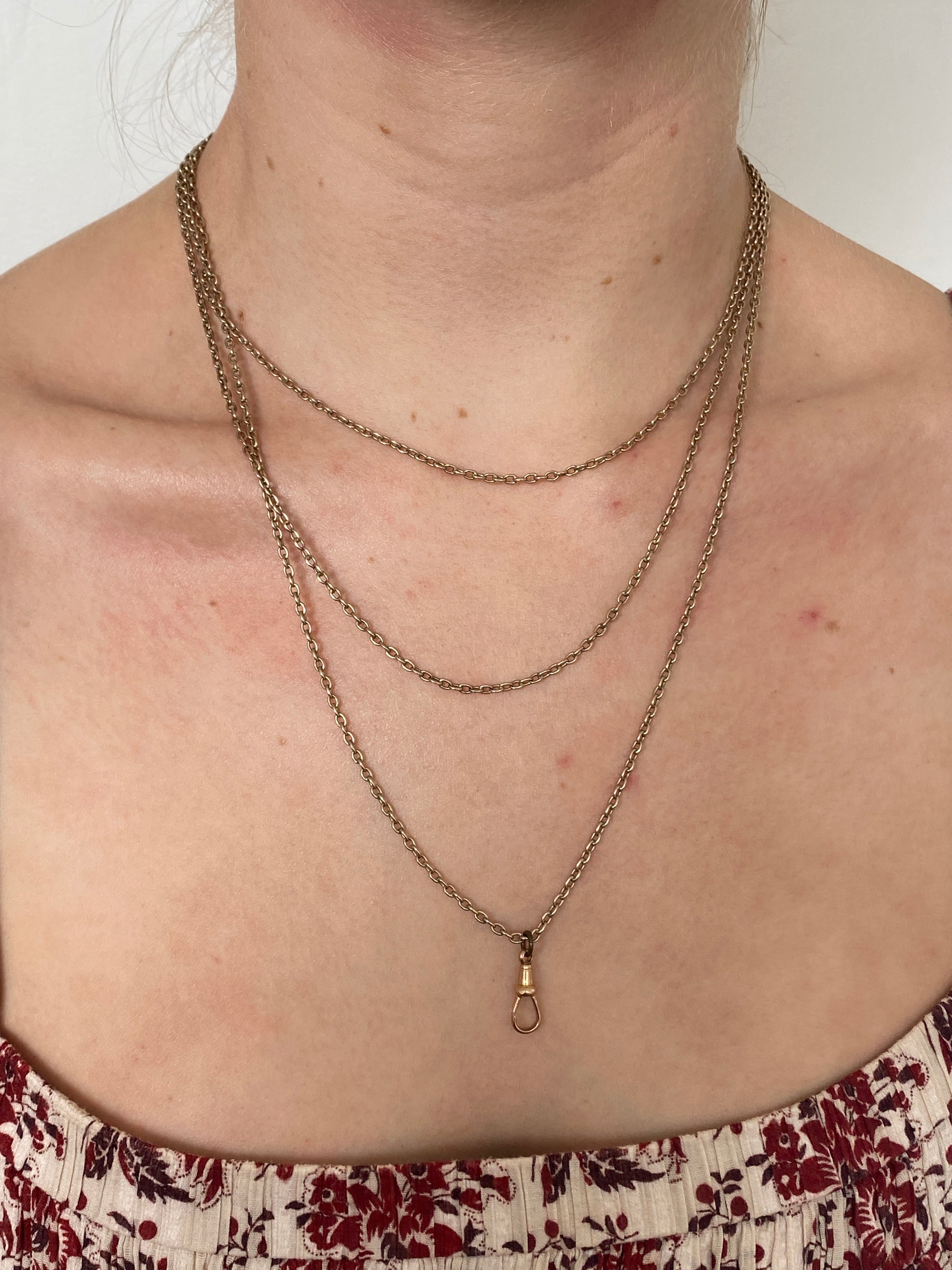 Antique Gold Guard Chain