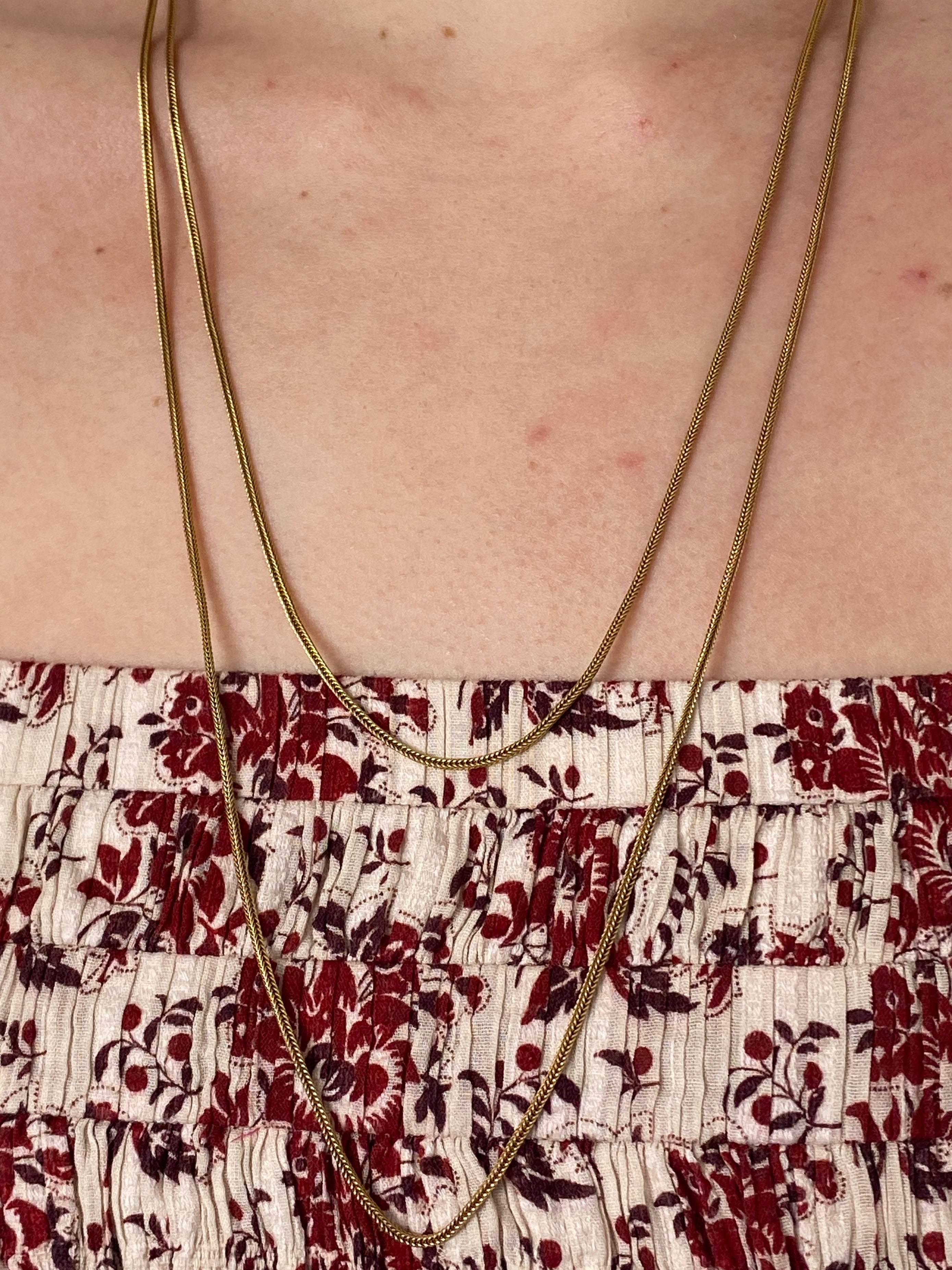 Antique Victorian Gold Guard Muff Chain