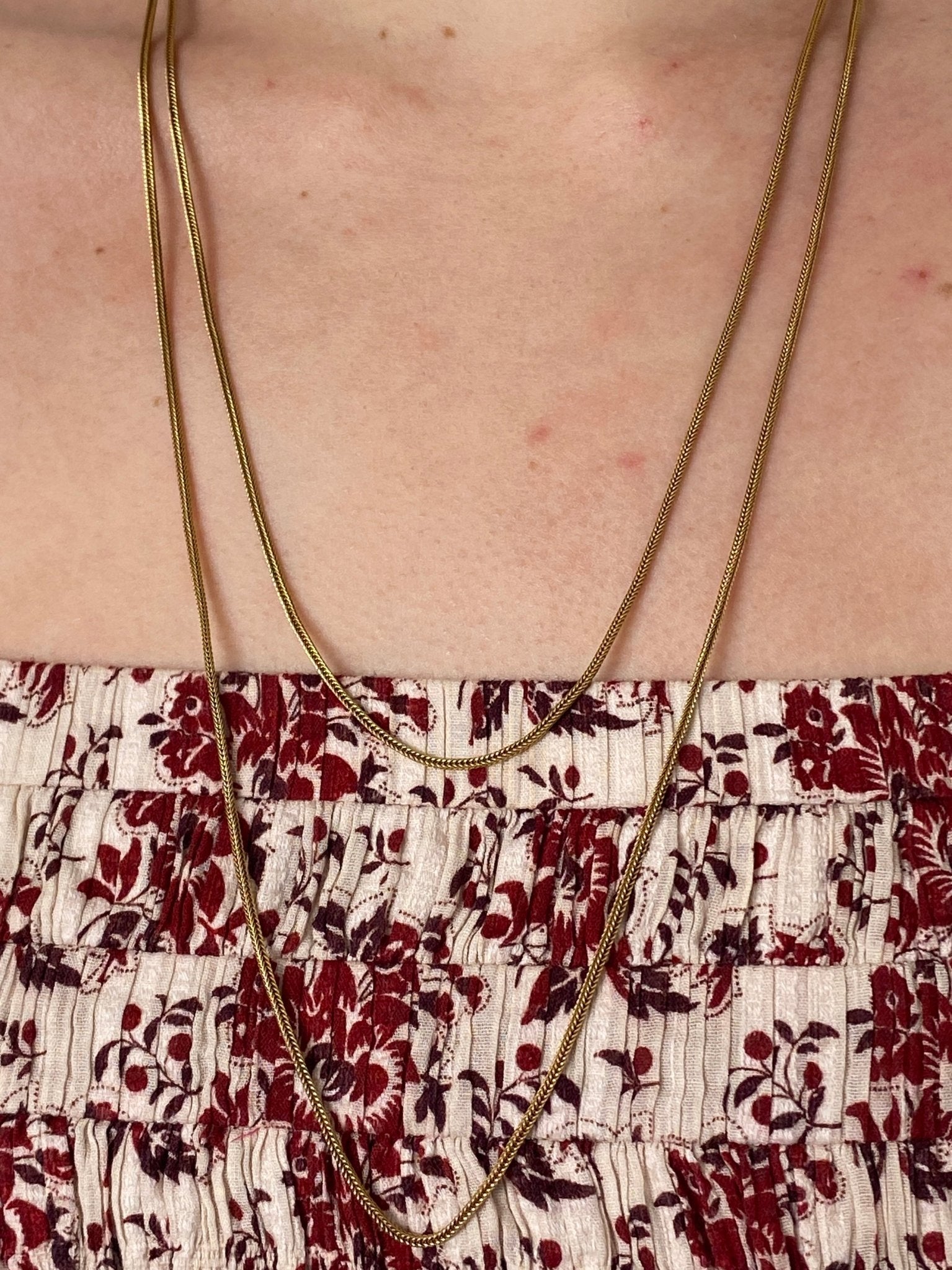 Antique Victorian Gold Guard Muff Chain