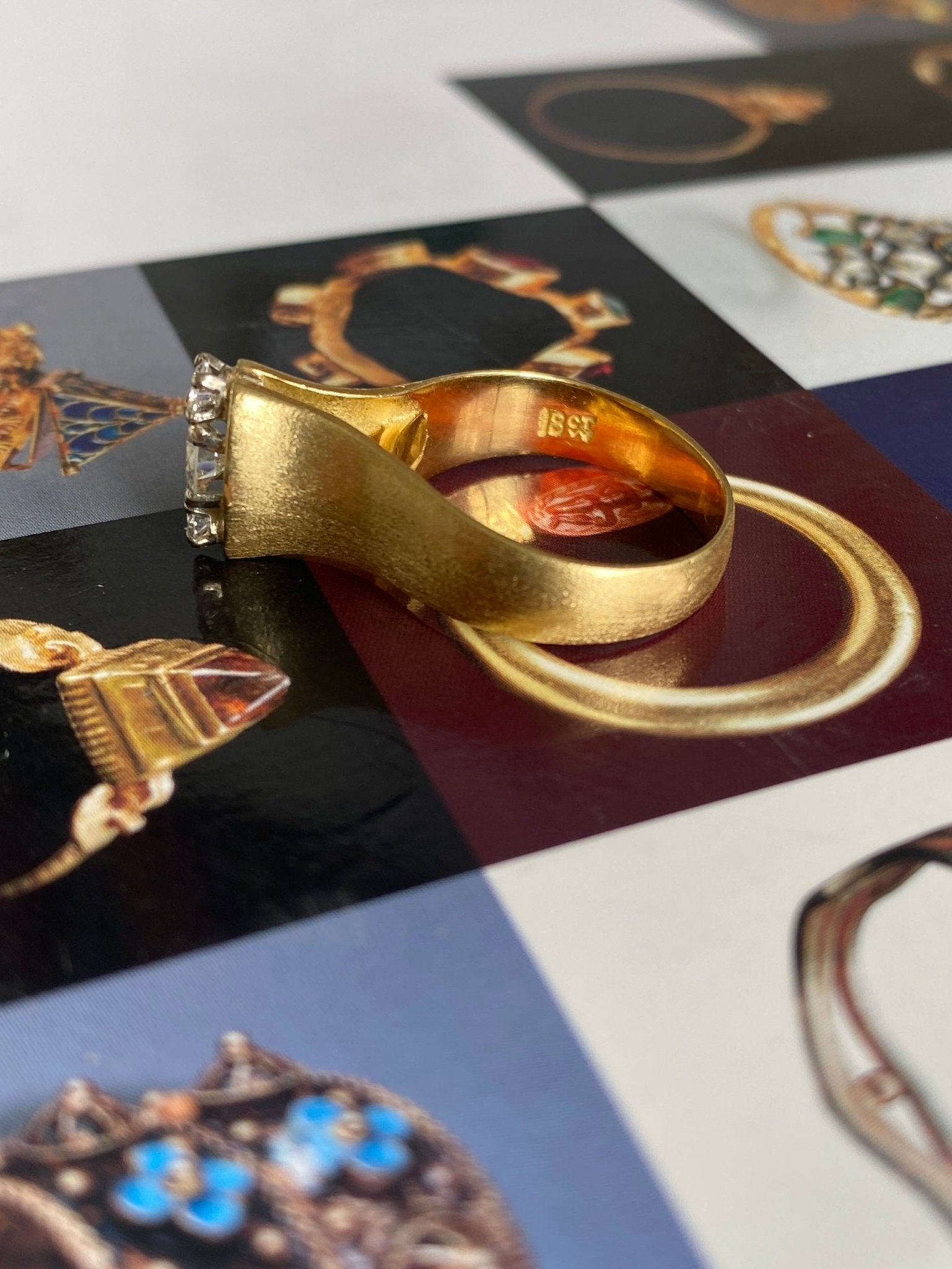 Mid-Century Modern Diamond Ring