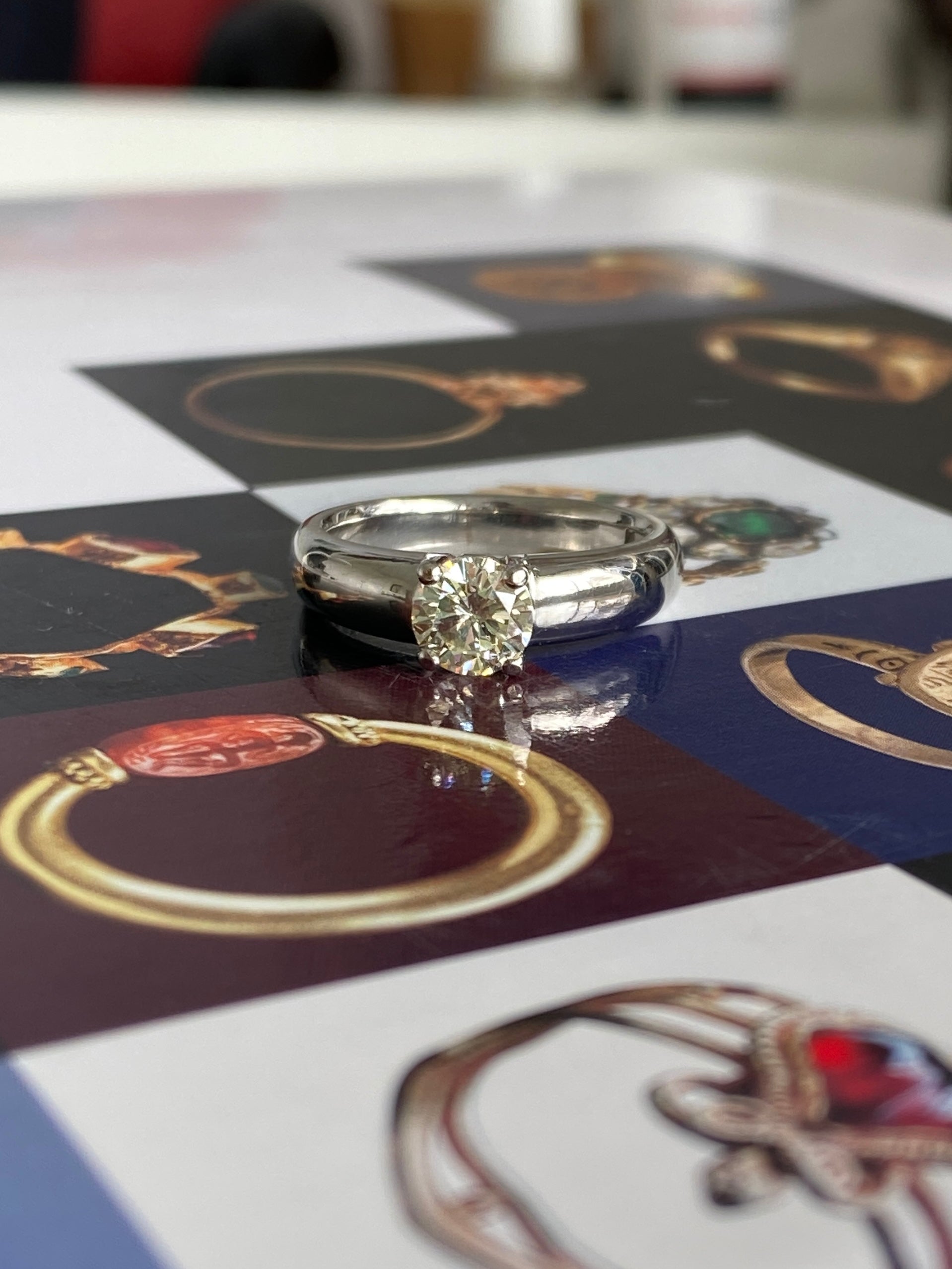 Solitaire Diamond Engagement Ring