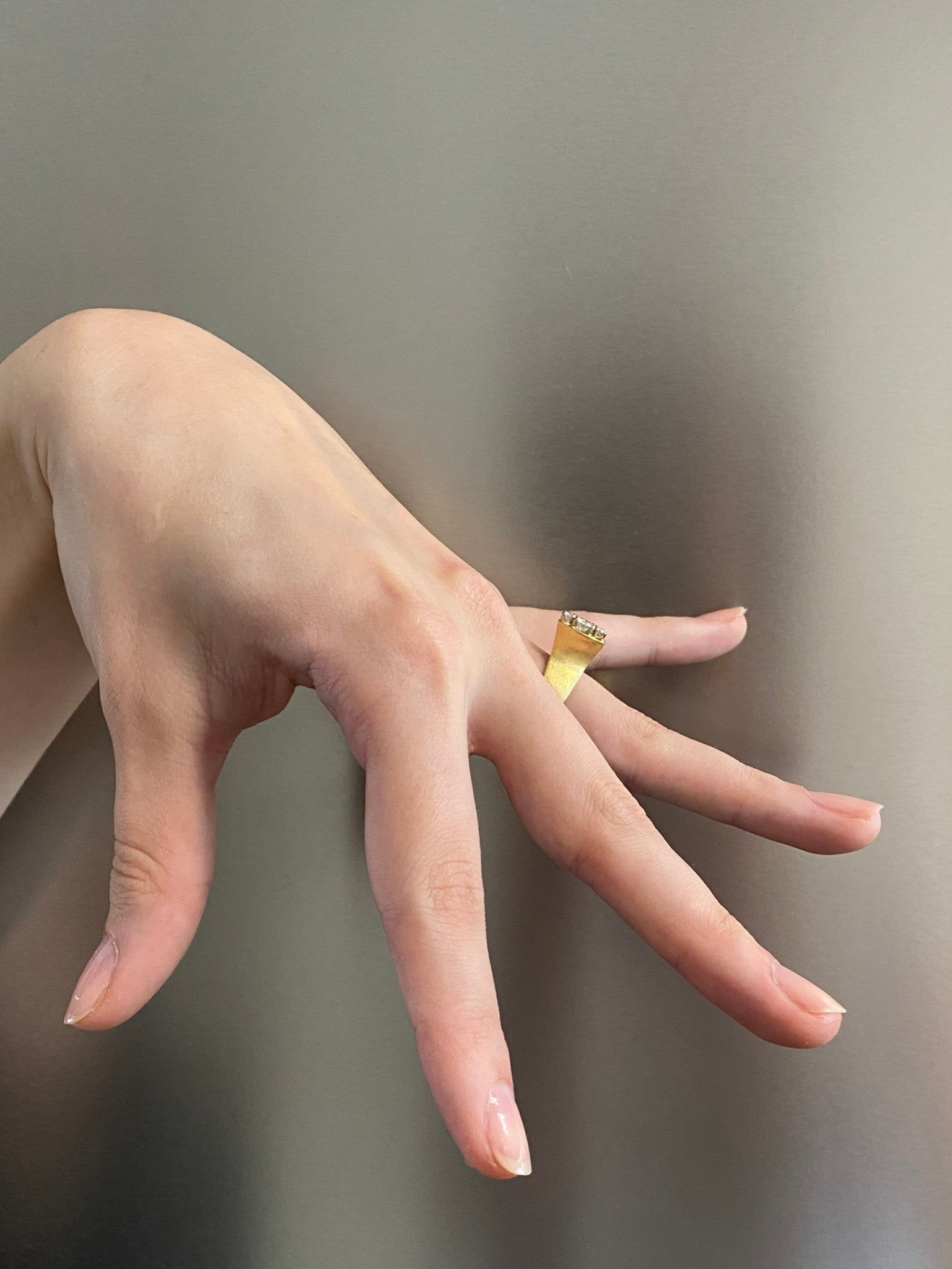 Mid-Century Modern Diamond Ring