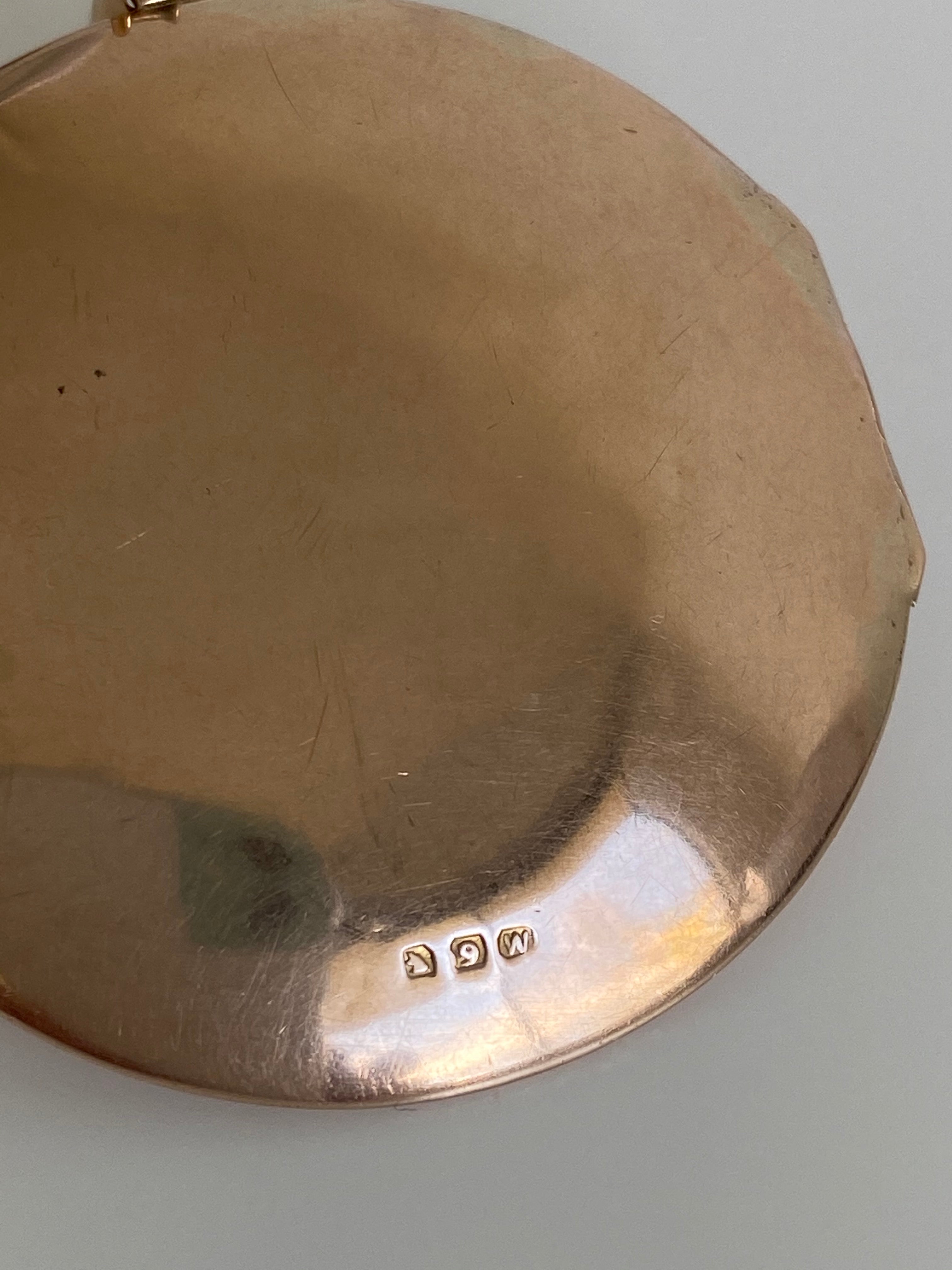 Antique Australian Gold Locket by Willis, Melbourne, circa 1900