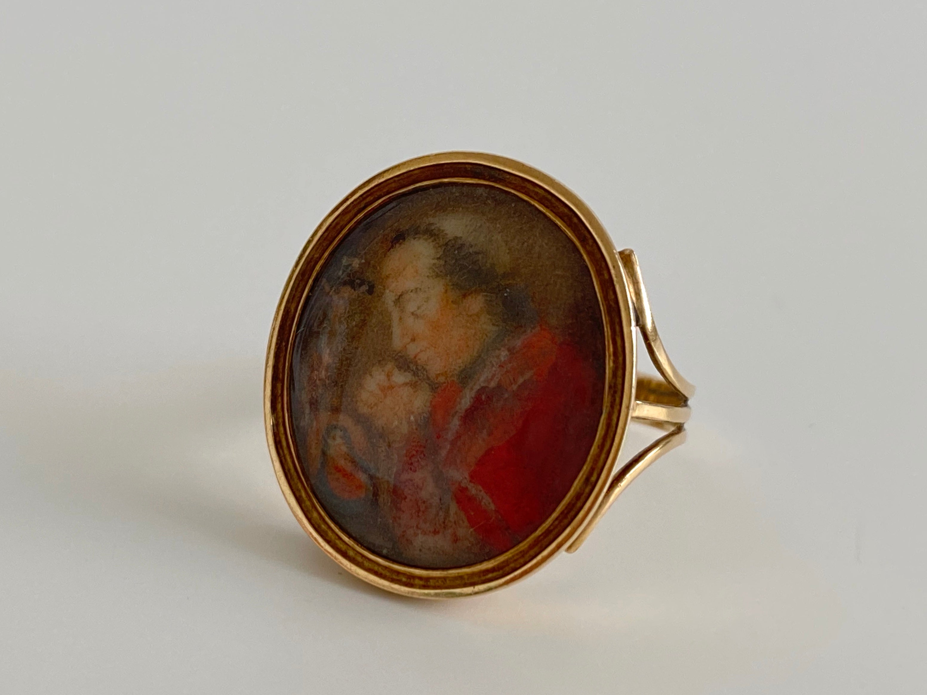 Antique French Portrait Ring