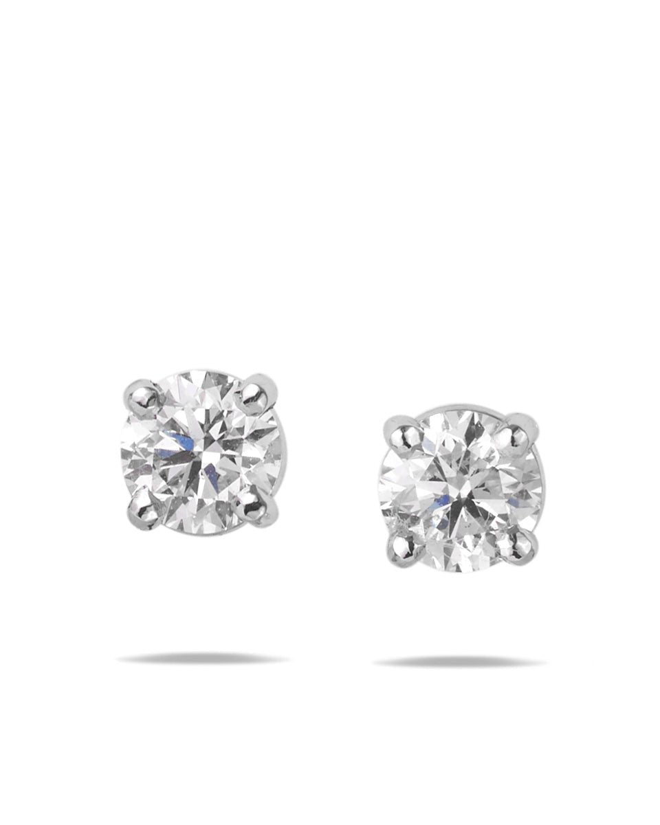 Classic Diamond Stud Earrings