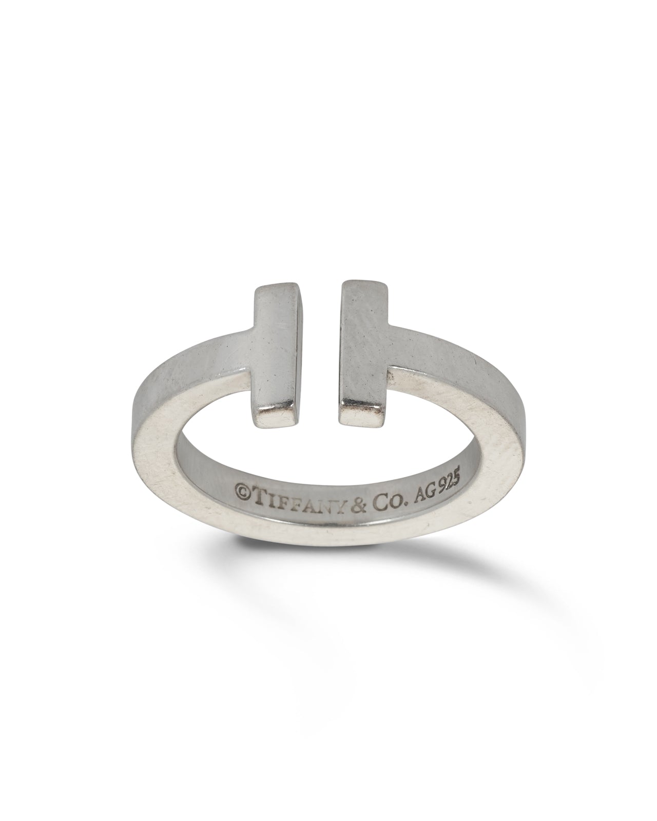 Sterling Silver 'T' Ring, TIFFANY & Co.